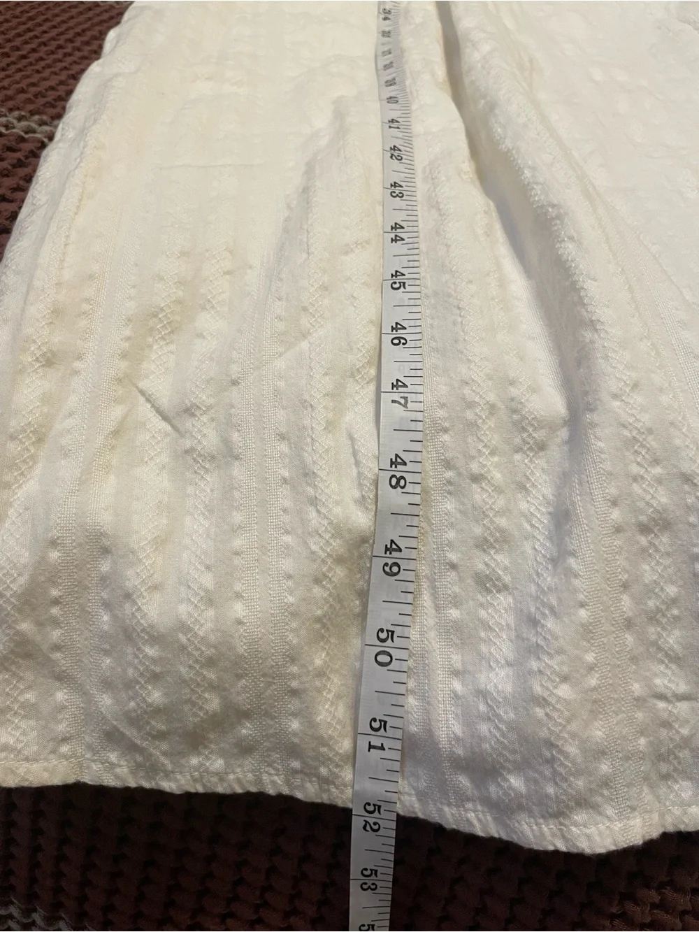 Old Navy Cream Crochet Bodice Maxi Dress